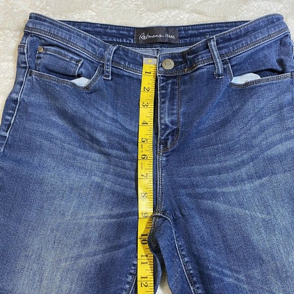 Reitmans Women's Size 30 Mid Rise Strait Leg Jeans - Picture 7 of 11